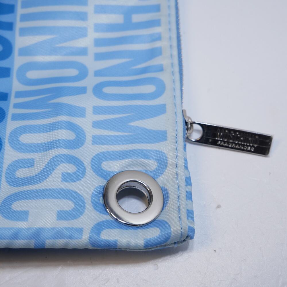 New Large Moschino Fragrances Set Blue Weekend Travel Gym Tote Cosmetics Pouch - Picture 5 of 15